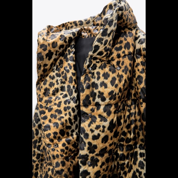 Zara Water Repellent Printed Coat - Picture 6 of 10